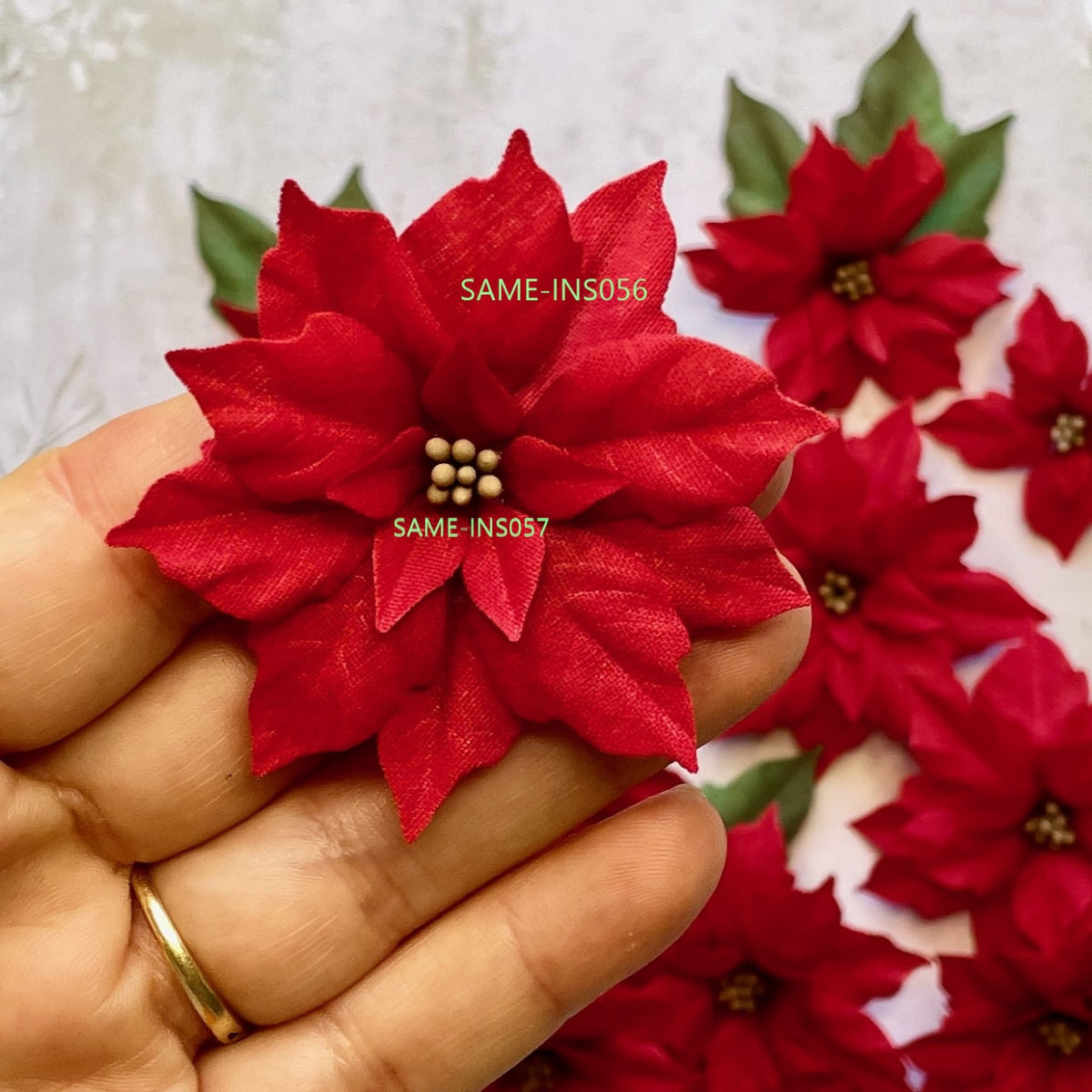 Scrapandme - Dies 057 - Poinsettia Flowers