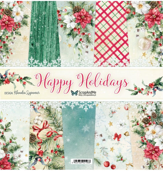 Scrapandme - Happy Holidays 12x12"