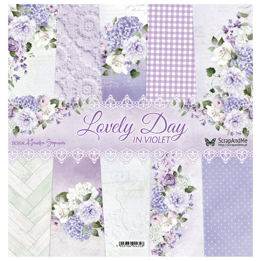 Scrapandme - Lovely Day in Violet - 12x12"