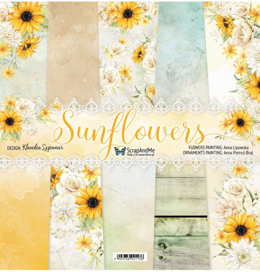 ScrapAndMe - Sunflowers 12x12