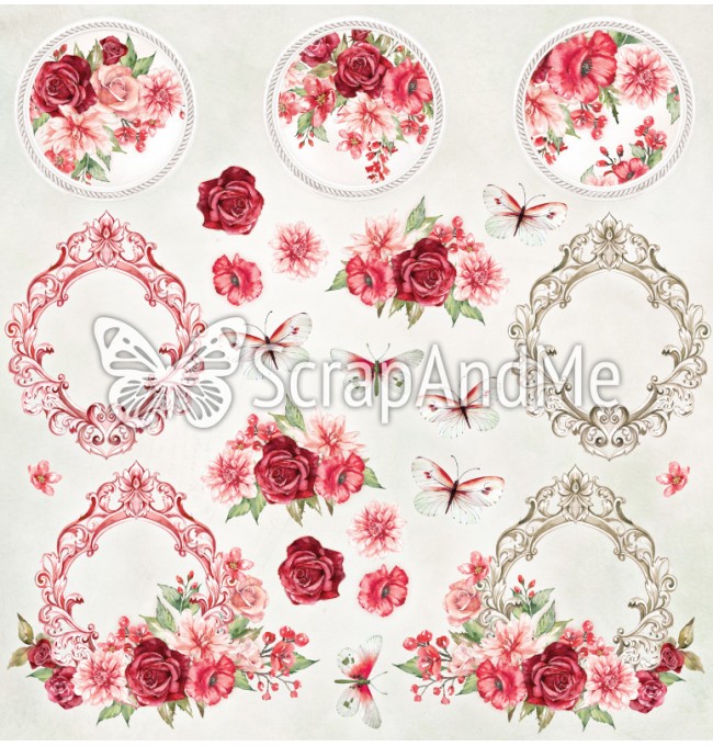 ScrapAndMe - Vintage Garden 12x12